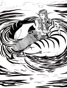 Picture of Amelia, the Aquatic Animal Admirer.