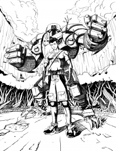 Picture of Sebastian, the first class golem crafter.