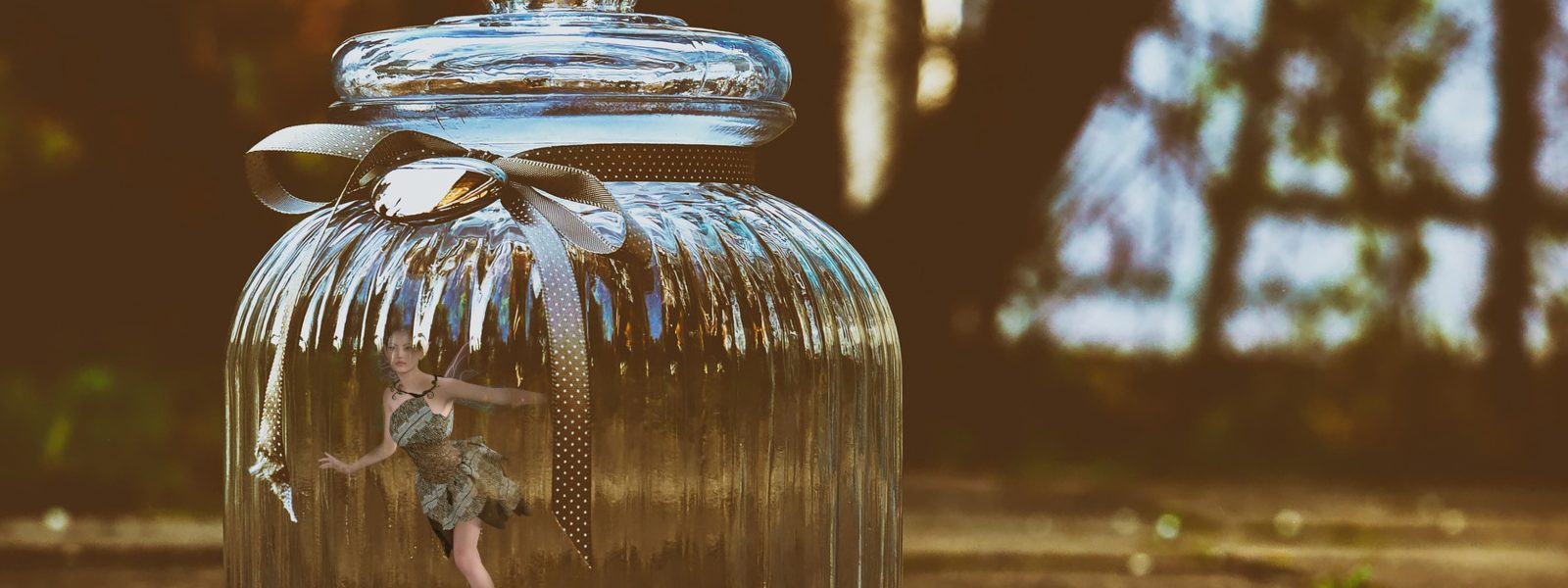 A fairy in a jar