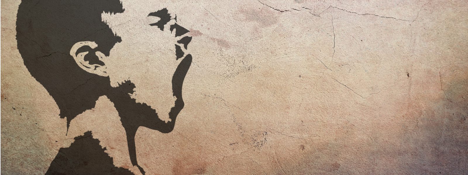 Image by Gerd Altmann from Pixabay. Graffiti of a boy, screaming, in a Banksy-esque style